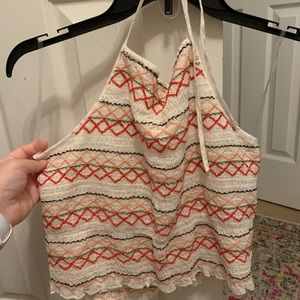 American Eagle halter crop top